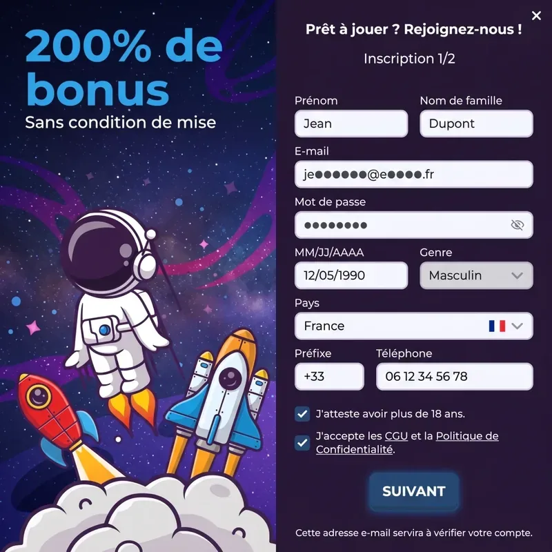 Progression dans le programme VIP Jackpot Bob